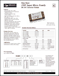 Click here to download V150C15C150BS3 Datasheet
