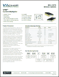 Click here to download MV036F240M005 Datasheet