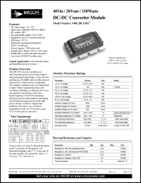 Click here to download V48C24T150A Datasheet