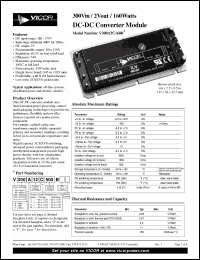Click here to download V300A2C160B Datasheet