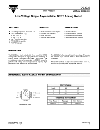 Click here to download DG2020 Datasheet