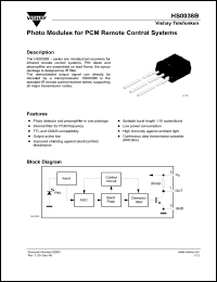 Click here to download HS0038B Datasheet