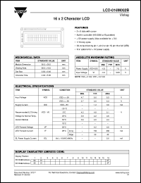 Click here to download LCD-016M002B Datasheet