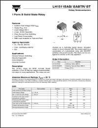 Click here to download LH1511BT Datasheet