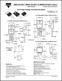 Click here to download MBRB10H100CT Datasheet