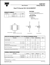 Click here to download SI4973DY-T1 Datasheet