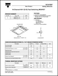 Click here to download SI7476DP Datasheet