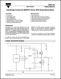 Click here to download SIP41101 Datasheet