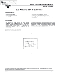 Click here to download Si4963BDY Datasheet