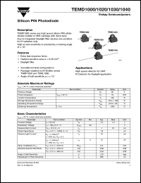 Click here to download TEMD1030 Datasheet