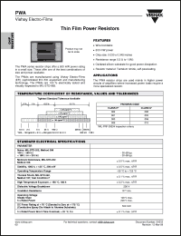 Click here to download WPWA00510001G Datasheet