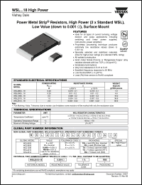 Click here to download WSL2512 Datasheet