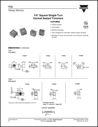 Click here to download T73XH1KTR100 Datasheet