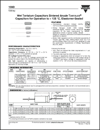 Click here to download 109D167X0050K0 Datasheet