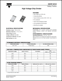 Click here to download CDHV2512BD2005G2500HE1 Datasheet