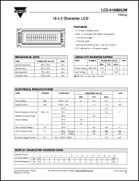 Click here to download LCD-016M002M Datasheet