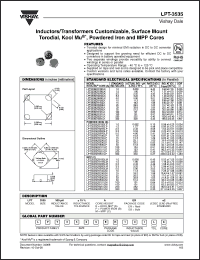 Click here to download LPT3535ER250LK Datasheet