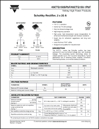 Click here to download 40CTQ150-1TRLPBF Datasheet