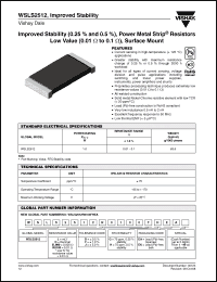 Click here to download WSLS2512R0100JHEA Datasheet