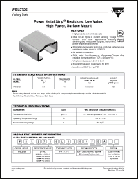 Click here to download WSL2726L5000FEK Datasheet