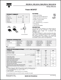 Click here to download IRLU014 Datasheet