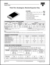 Click here to download CRCC1206105G100MEA Datasheet