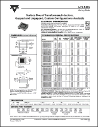 Click here to download LPE6855ER153NU Datasheet