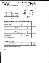 Click here to download 2N7001 Datasheet