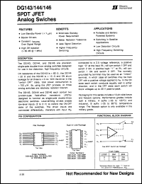 Click here to download DG146AP/883 Datasheet