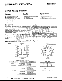 Click here to download DG300AA/883 Datasheet