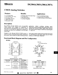 Click here to download DG304AP/883 Datasheet