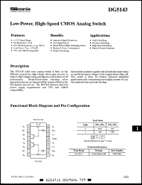 Click here to download DG5143AK/883 Datasheet