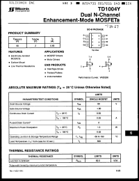 Click here to download TD1004Y Datasheet