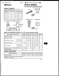 Click here to download VP0610E Datasheet