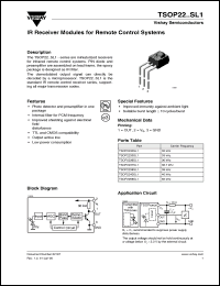 Click here to download TSOP2237SL1 Datasheet