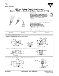 Click here to download P11S5Q0EASY00103MA Datasheet