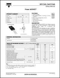 Click here to download SIHFI734G Datasheet