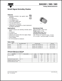 Click here to download BAS383-TR3 Datasheet