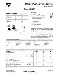 Click here to download IRFU024PBF Datasheet