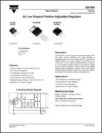 Click here to download GS1084CT3.3 Datasheet