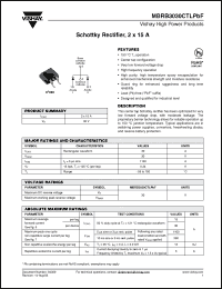 Click here to download MBRB3030CTLTRRP Datasheet