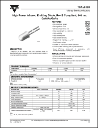 Click here to download TSAL6100_08 Datasheet