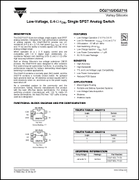 Click here to download DG2715 Datasheet