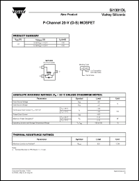 Click here to download SI1301DL Datasheet