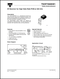 Click here to download TSOP7000SW1 Datasheet