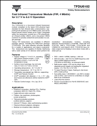 Click here to download TFDU6102-TT3 Datasheet