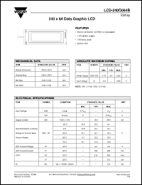 Click here to download LCD-240G064B Datasheet