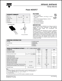 Click here to download SIHFI644G-E3 Datasheet