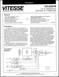 Click here to download VS12G476FC2.5 Datasheet