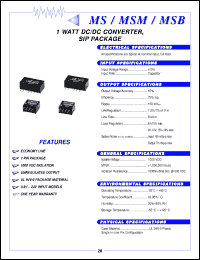 Click here to download MSB-0515 Datasheet